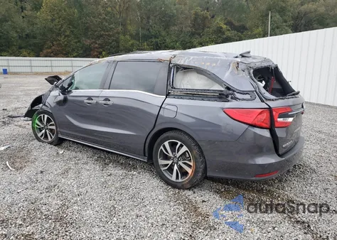 2022 Honda Odyssey Touring from USA, damaged, VIN 5FNRL6H86NB043830